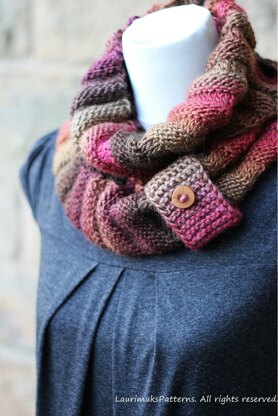 Walnut infinity scarf