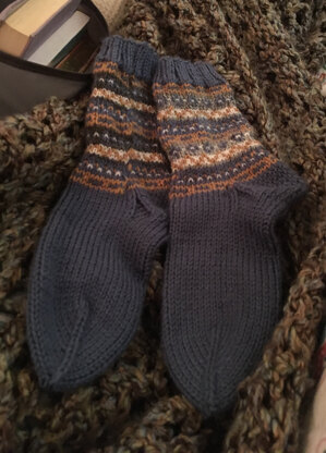 Limelight Stirrup Socks in Lion Brand Wool-Ease - 90636AD