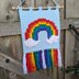 Rainbow Puff Wall Hanging