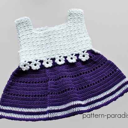 Violet Blooms Baby Dress