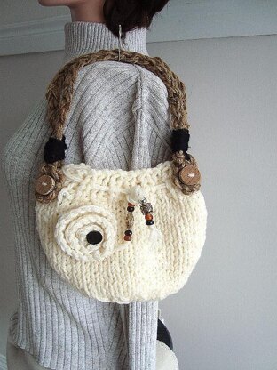 646B knitted handbag