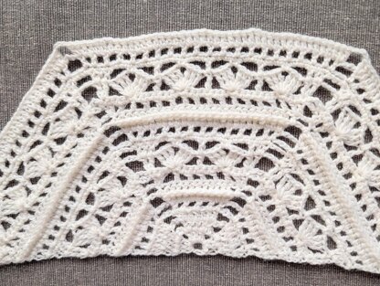 Half-Circle Crochet Shawl Chart #44