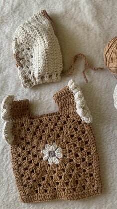 Granny Square Baby Vest – Crochet Pattern - english  PDF Pattern