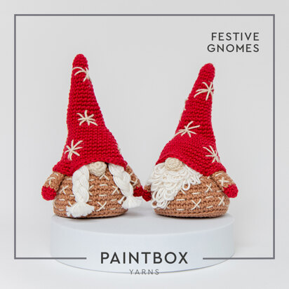 Paintbox Yarns Festive Gnomes PDF (Free)
