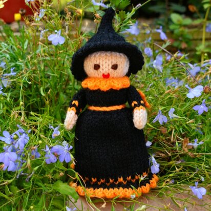 Jehane the Witch Doll Knitting Pattern - Toy Knitting Pattern