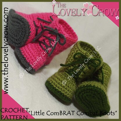 Little ComBrat Combat Boots