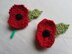 Traditional Knitted Poppy