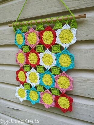 Lily's Floral Wall Hanging