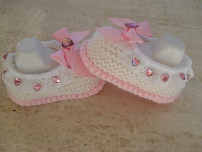 Baby Girl Shoe With Added Lace