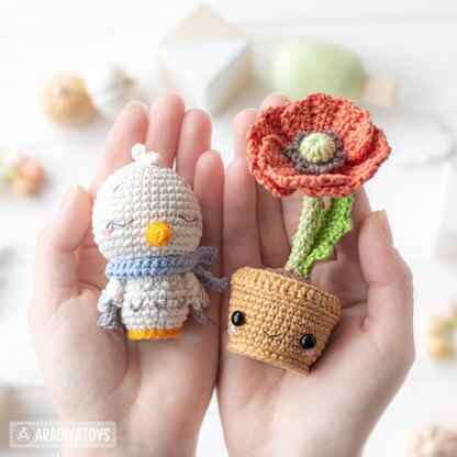 Crochet Pattern for Ukrainian Family from “Mini Kingdom” collection / crochet patterns by AradiyaToys (Olka Novytska) Amigurumi tutorial PDF file crochet ukraine amigurumi stork crochet cossack amigurumi poppy flower baby crochet