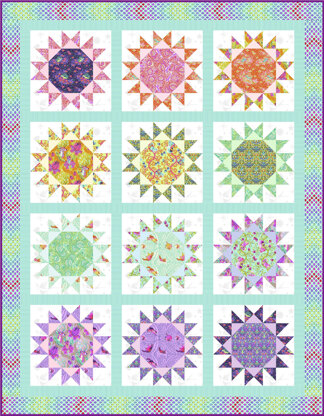 Tula Pink Mini Menagerie Quilt - Downloadable PDF