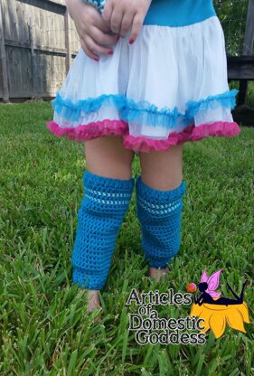 Stripey Leg Warmers (Nb-8 Child)