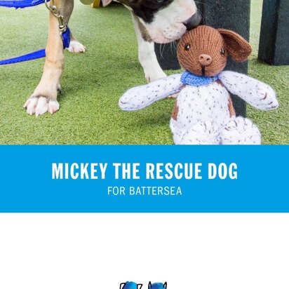 Mickey the Dog for Battersea - knitting pattern