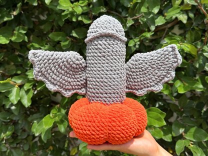 Halloweenie Bat Crochet Funny