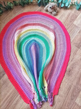 Razzle Dazzle Rainbow Blanket