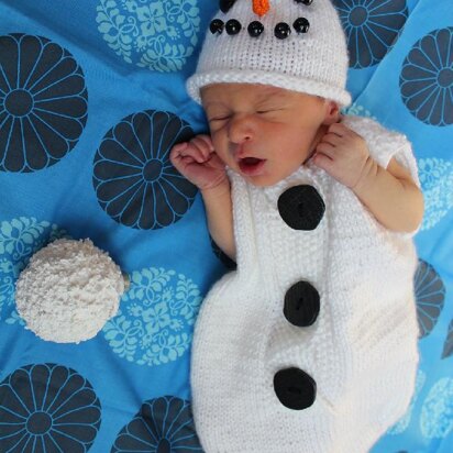 Snowman Snuggle Sack