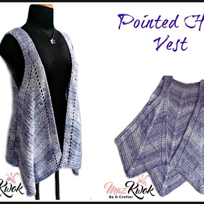 Pointed Hem Vest