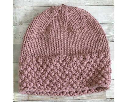Textured Brim Beanie