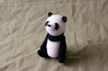 テディベア型パンダあみぐるみ / Teddy Panda bear amigurumi