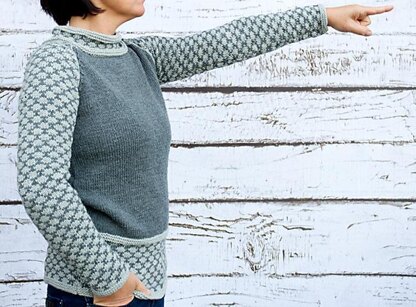 Raglan sweater "Birte"