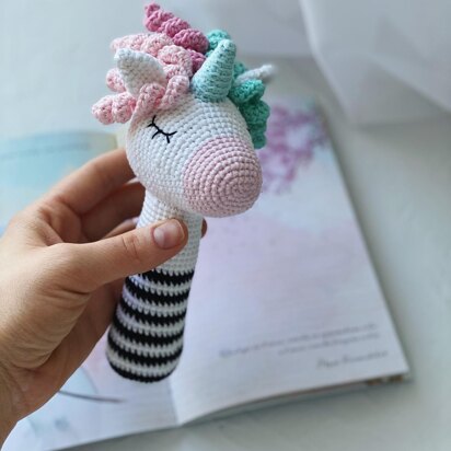 Rattle toy Unicorn