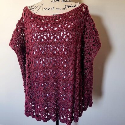 Rose Bud Poncho