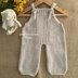 Grey Dungarees Knitting Pattern