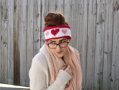 Queen of Hearts Ear Warmer