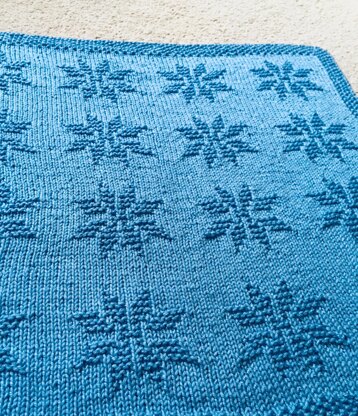 Snowflake Baby Blanket