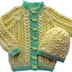 Baby to Toddler Cable Cardigan Set