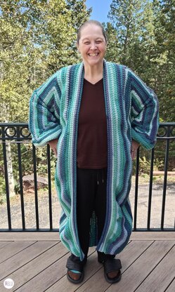 Winterbrew Flexi Hexi Longline Cardi