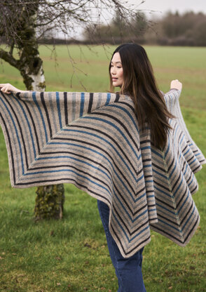 Karakul Cape in Rowan Moordale - Downloadable PDF