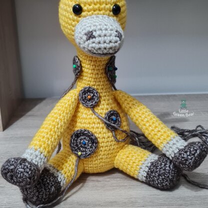 Geoff the Giraffe - US Terminology - Amigurumi