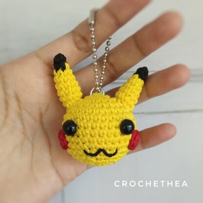 Pikachu Head Amigurumi