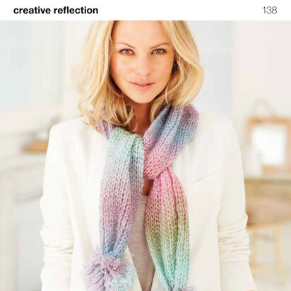 Scarves in Rico Creative Reflection Print - 138