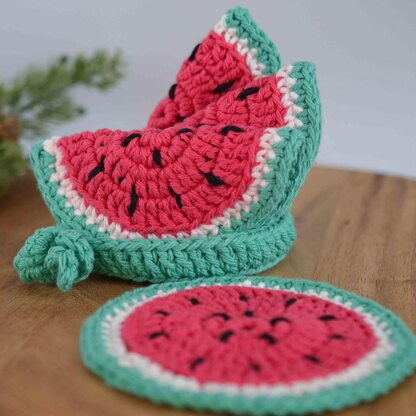 Watermelon Coaster Set