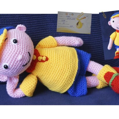 Crochet Pattern for the little boy Caillou!