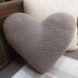 Chunky Heart Cushion