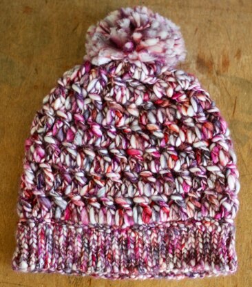 Plumeria Big Stitch Beanie