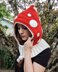 Mushroom Balaclava Hood