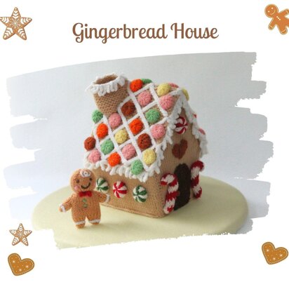 Gingerbread House Knitted