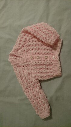 Daisy summer baby cardigan