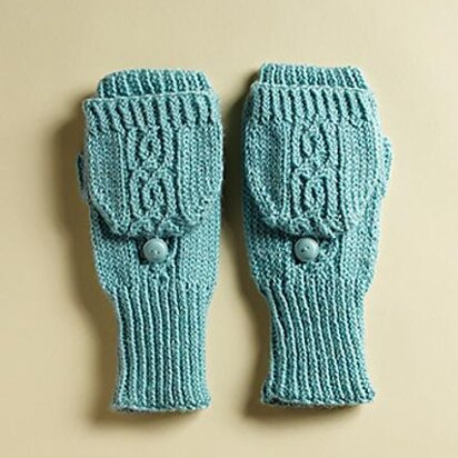 Forget-Me-Not Mittens - knitting pattern