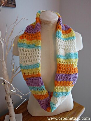 Banana Split Ice Cream Cowl