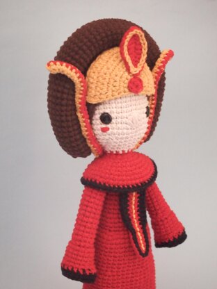 PADMÉ AMIDALA, Satar Wars tribute crochet pattern