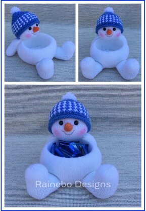 Snowman Candy Bowl