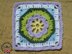 Octagon Garden Afghan Square