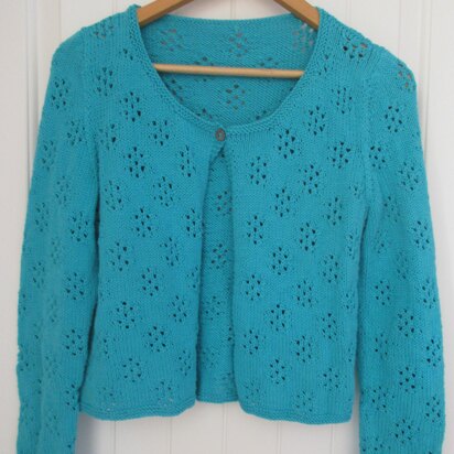 Eyelet Flower Cardigan