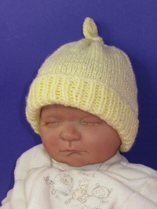 Baby Topknot Beanie Hat