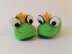 Newborn shoes Frog